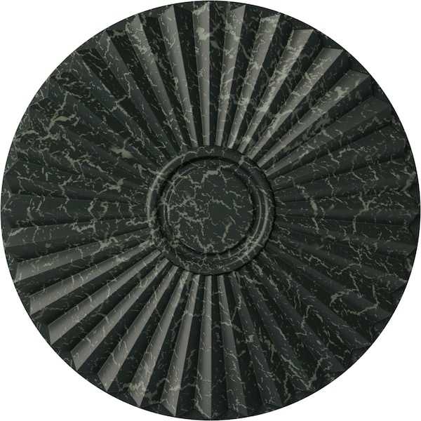 Ekena Millwork Shakuras Ceiling Medallion (For Canopies up to 5"), 19 3/4"OD x 1 3/8"P, Painted Turtle Crackle CM20SHPTC - main